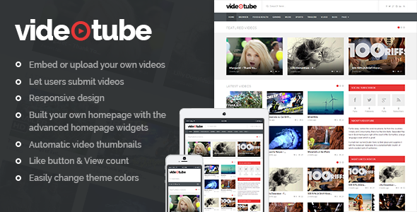 VideoTube - Responsive Video WordPress Theme Logo